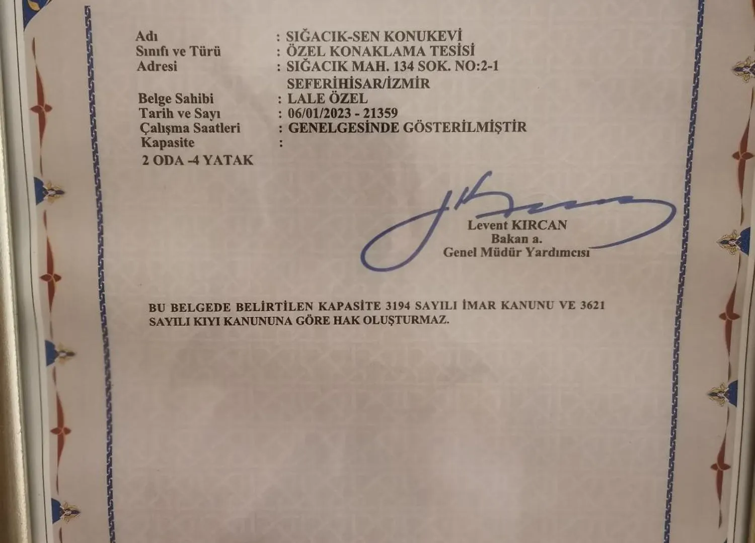 Sigacik Sen Konuk Evi Seferihisar 0*,  Turkey